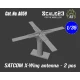 1/35 UHF Satcom X-Wing Antenna AV2090-4 (2pcs)