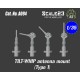 1/35 Antennas US / Nato Tilt-Whip Type 1 (4pcs)
