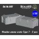 1/35 Wooden Ammo Crate Type 7 (2pcs)
