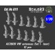 1/35 AS3900 VHF Nato Antennas Set #1 Bent #1 (2pcs)