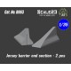 1/35 Jersey Barrier Ending Section (2pcs)