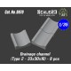 1/35 Drainage Channel Type 2: 33 x 30 x 10 (8pcs)