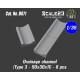 1/35 Drainage Channel Type 3: 50 x 30 x 11 (8pcs)