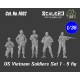 1/35 US Vietnam Soldiers Set 1 (5 figures)