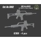 1/35 G36K Assault Rifles (4pcs)