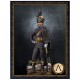 1/24 (75mm scale) The Napoleonic Wars Hussar Officer Brunswick 1815 (white metal)