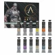Scalecolor Artist Acrylic Paint Set - They Live In The Grey (12 Tubes, Each: 20ml)