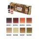 Drop & Paint Range Acrylic Colours Set - Sugar Brown (Each: 17ml, 8 Bottles)