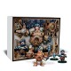 1/48 (35mm) The Smog Riders: Steam War Chibi Miniatures - Fat Bob Mecha