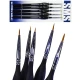 Synthetic Brush Set (5pcs, sizes: 5/0, 3/0, 2/0, 0, 1)