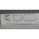 1/24 Pre-Cut Window Frames for Fujimi Cayman kit