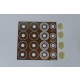 1/24 Drilled Brake Disc Set 16mm + 15mm with 4 Brake Calipers