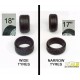 1/24 17-18&quot; Toyo R888 Stretch Wall Tyres (4x wide)