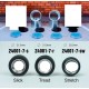 1/24 13&quot; ATS 7&quot; Wheels with Slick Tyres