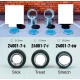 1/24 13&quot; ATS 7&quot; Wheels with Slick Tyres