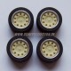 1/24 Mattig 13&quot; Wheel Rings and Inserts Set (4 Wheel Rings + 4 Wheel Inserts)