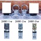 1/24 19&quot; BBS E01 Wheels with #1 Hexagon Wheel Hub Nut without Tyre