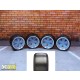 1/24 Fuchs Rotiform 19&quot; Wheels with Slick Tyre