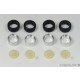 1/24 Volkswagen Slowflake 16&quot; Wheel Rings, Inserts &amp; Tyres Set