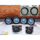 1/24 15&quot; BRM Wheels w/Regular Profile Tread Tyres