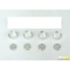 1/24 17&quot; Rotiform Cup Wheels without Tyre