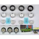 1/24 BBS 16&quot; E50 Concave Wheels (4pcs) and Tyres (4pcs) Set w/Inserts, Sleeve &amp; Decals