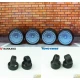 1/24 1/25 18&quot; Japan Racing JR14 Wheels w/Toyo R888 Tyres