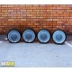 1/24 1/25 17&quot; &quot;Smoothies&quot; (VW Beetle) Wheels #2 (4 narrow) w/Nankang Tread Tyres