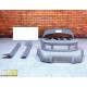 1/24 P930 RWB Transkit with Banana Wing for Tamiya Turbo kit (without engine cover)