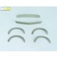 1/24 BMW 2002 Transkit (fender flares, front airdam) for Hasegawa 2002 kits