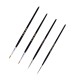 Fine Quality Pure Sable Brush Set (Size 000, 0, 2, 3)