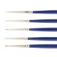 Kolinsky Sable Ultra-Fine Detail Brush Set x5 (10/0, 20/0, 30/0, 40/0, 50/0)