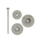 Diamond Saws and Mandrel (3pcs)
