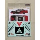 1/24 Toyota Corolla Levin AE92 Gr.A JTC 89 Team ADVAN Decal