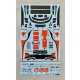 1/24 Porsche 911 RSR FIA WEC 24 H of Le mans 2018 Gulf Racing Decal