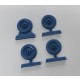 Wheels for 1/35 Volkswagen Type 82E/825 Pick Up (Front and Rear)