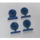 Wheels for 1/35 Volkswagen Type 82E/825 Pick Up (Front and Rear)