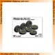 1/35 Resin Wheels for ZIL-157 (x7pcs)