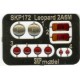 1/35 Leopard 2A6M Battle Tank Lenses and Taillights for Trumpeter kits