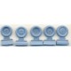1/35 Kola Pro Mercedes Wheel set (Front, Rear and Spare wheels)