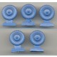 1/35 Front, Rear, Spare Wheels for Kubelwagen for Tamiya kit (5 wheels)