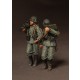 1/35 German Machine Gun MG 34 Team on March 1939-42 (2 figures)