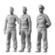 1/35 WWII German Tank Crew (3 figures)