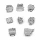 1/35 WWII German Damaged Drum Set