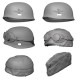 1/35 WWII German Paratrooper Helmets and Side Cap