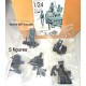 1/24 WWII US Army Infantry and Military Police in 1/4 ton Truck (3D printed model kit)