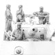 1/16 WWII US Army M4A3E8 Crew