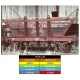 HO Scale 4 Wheel LL Steel Frame Mixed Colliery Coal Wagons 1959-78 #08 (10 kits)