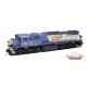 HO Scale 12mm QR 1550 Class Diesel Locomotives - Blue #1572 C.1972-89