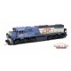 HO Scale 16.5mm Queensland Rail High Nose QR Blue #2498 1979-91 w/Sound